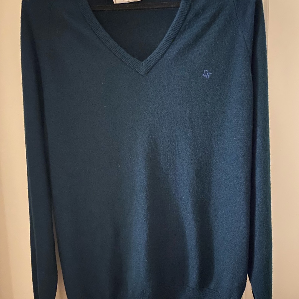 Christian Dior navy blue sweater